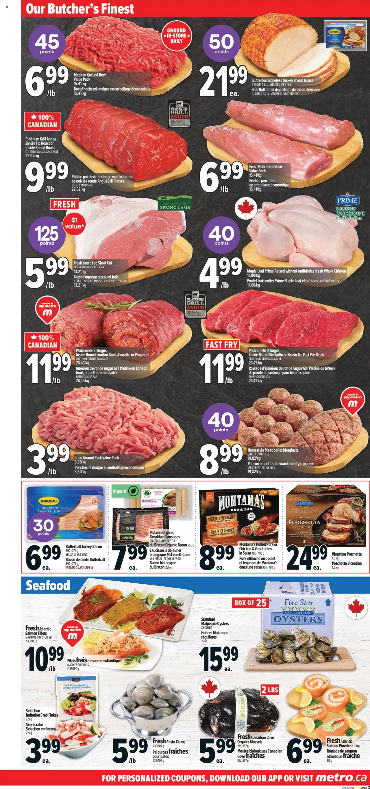 Metro flyer valid from 09.10.2025 | Page: 8 | Products: Beef, Flakes, Grill, Chicken