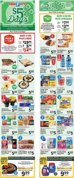 Preview of Food City weekly ads valid from 12.09.2025