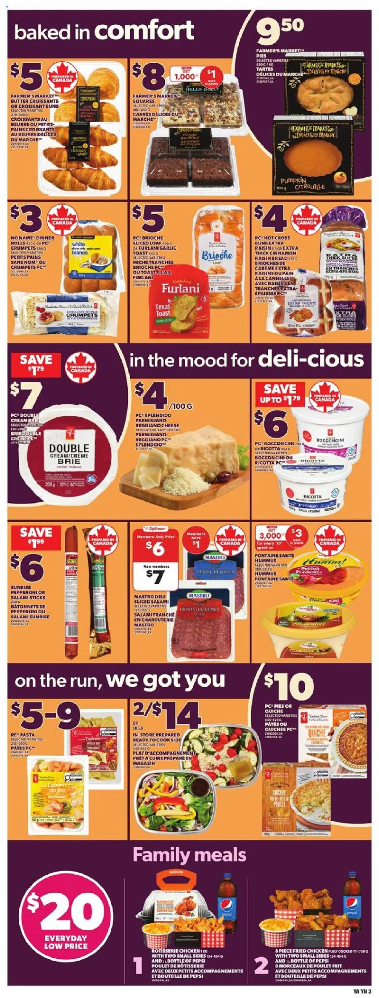 Independent Grocer flyer valid from 09.10.2025 | Page: 6 | Products: Pasta, PC, Butter, Cheese