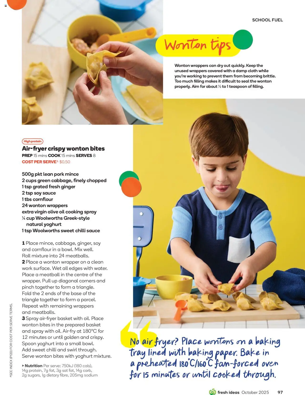 Woolworths catalogue - valid from 01.10.2025 | Page: 97 | Products: Basket, Yoghurt, Oil, Oven