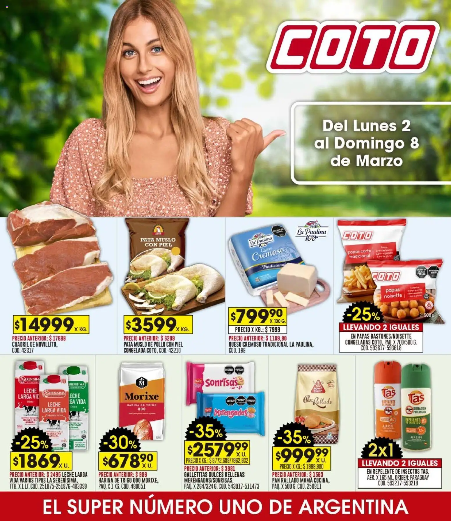Coto - Ofertas │ válido desde el 02.03.2026 | Página: 1 | Productos: Repelente, Harina, Pan, Pan rallado