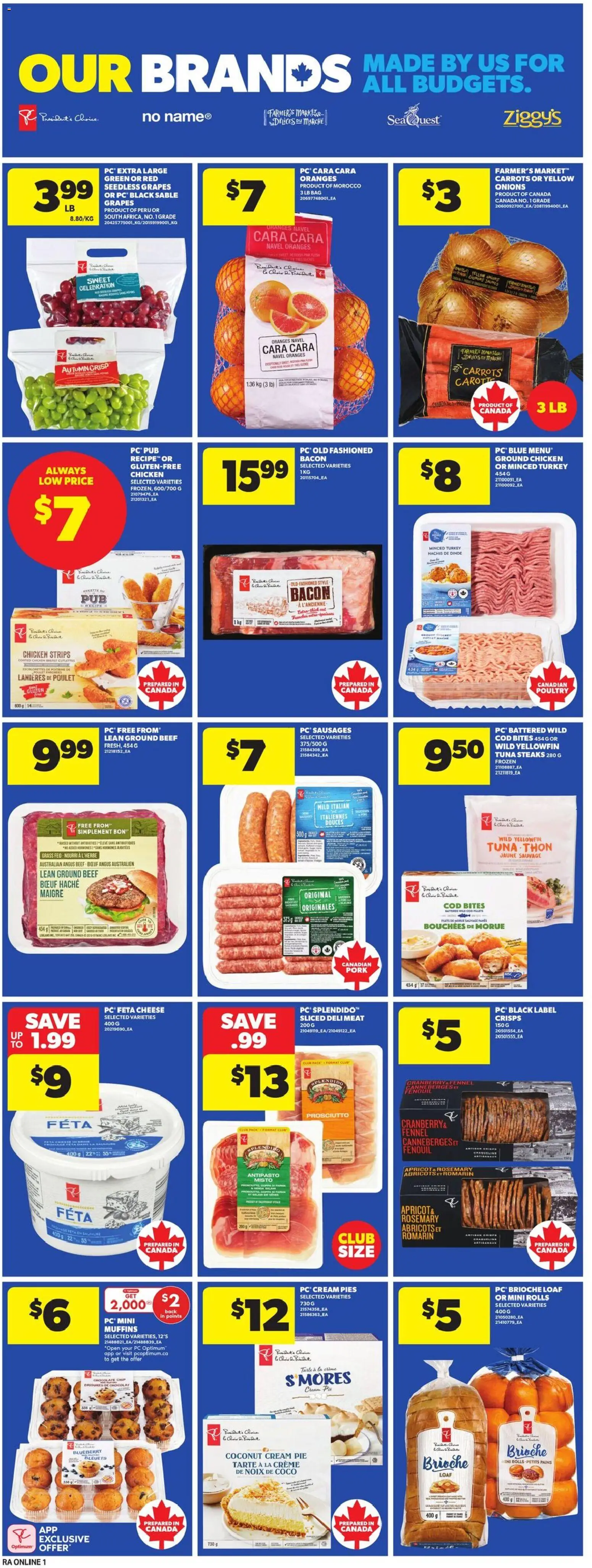 Atlantic Superstore flyer valid from 15.01.2026 | Page: 8 | Products: Beef, Cream, Cheese, Oranges