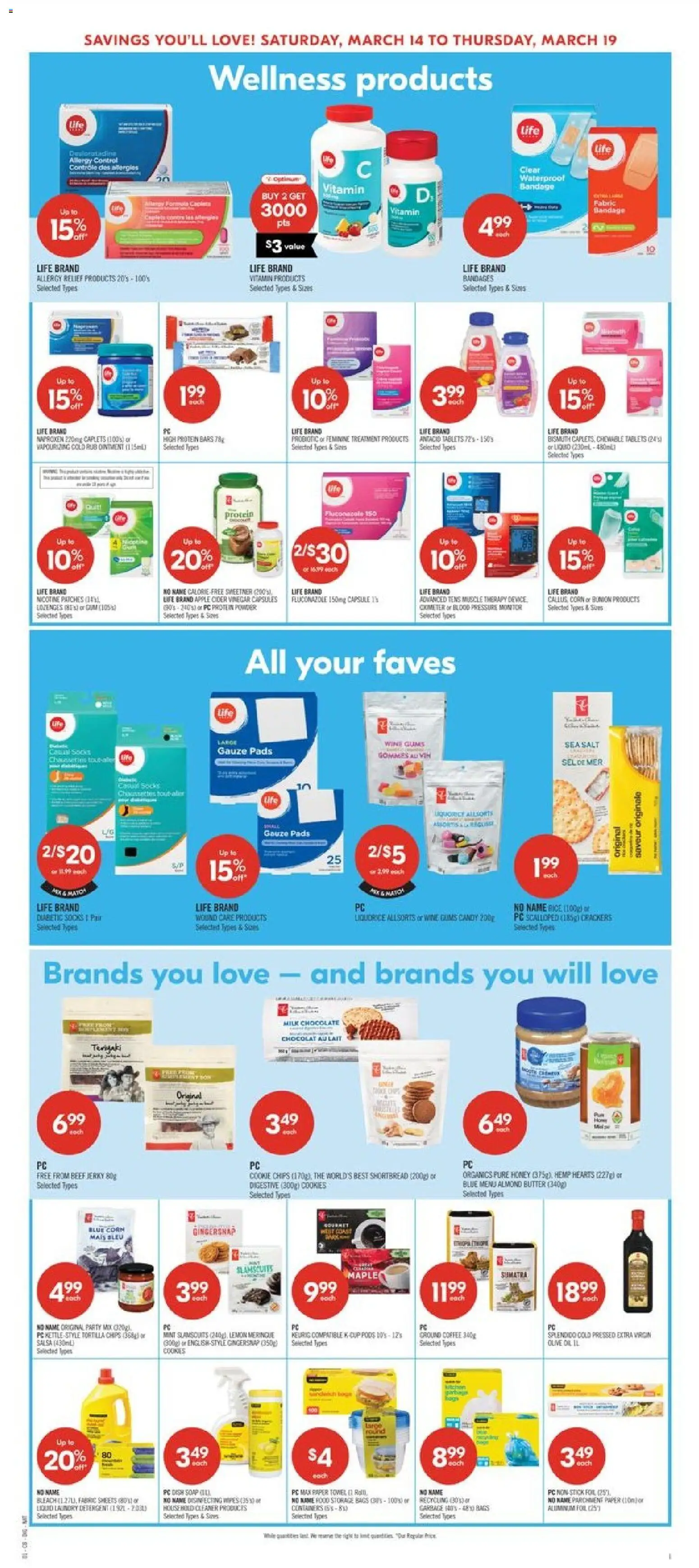 Shoppers flyer valid from 13.03.2026 | Page: 14 | Products: PC, Soap, Butter, Chocolate