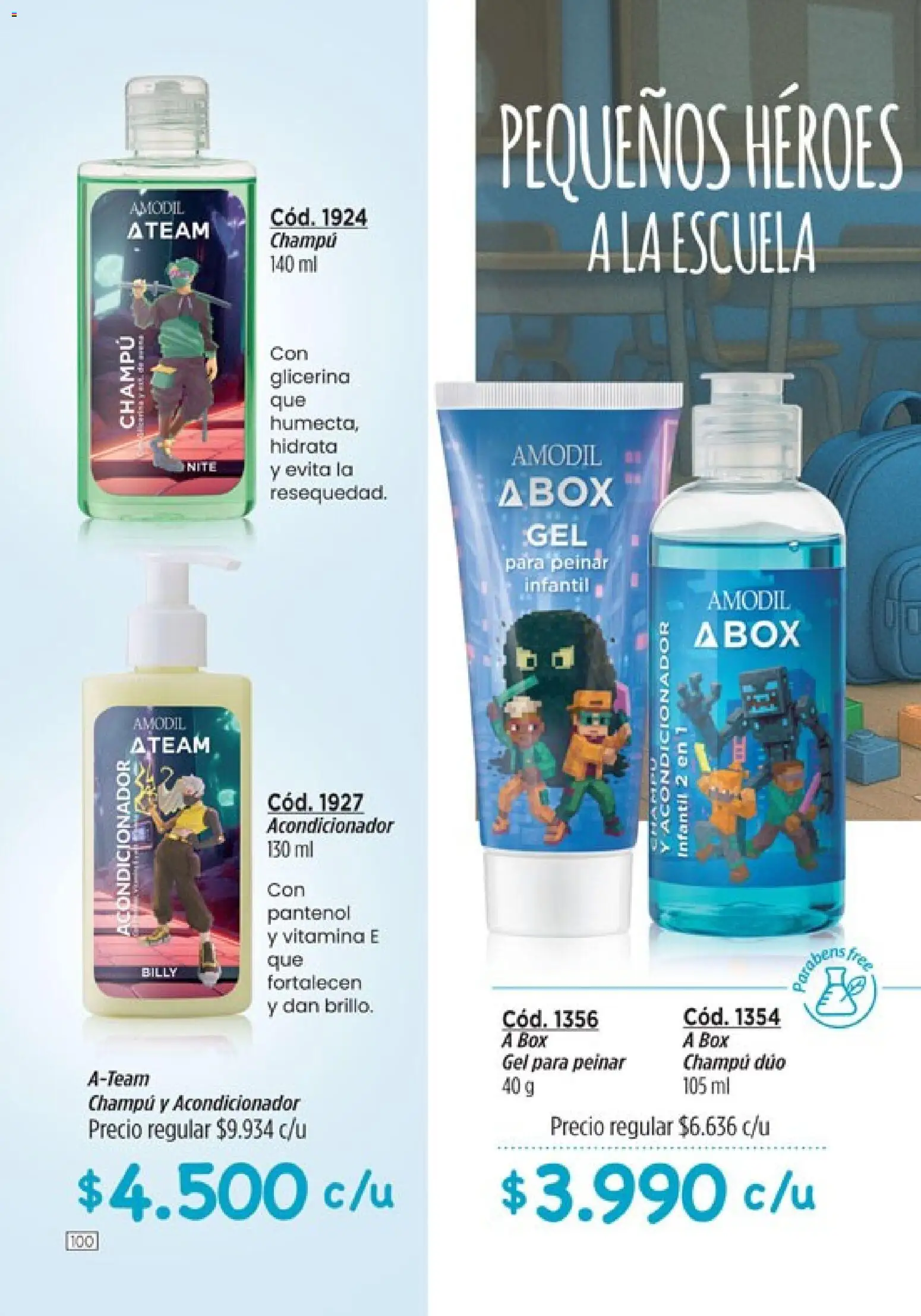 Catálogo Amodil Campaña 2 │ válido desde el 01.02.2026 | Página: 100 | Productos: Champú, Acondicionador