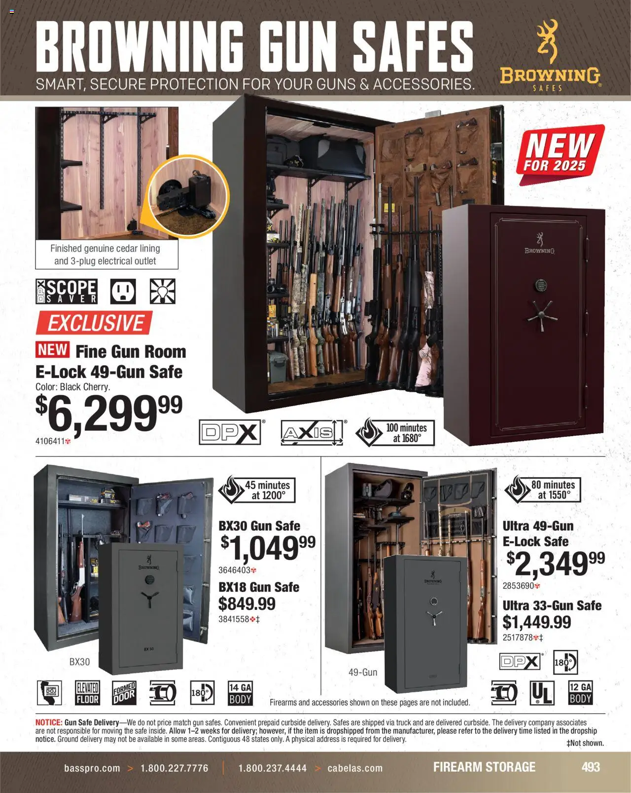 Cabela's Hunting Master 25 - valid from 11.08.2025 | Page: 493 | Products: Safe, Gun