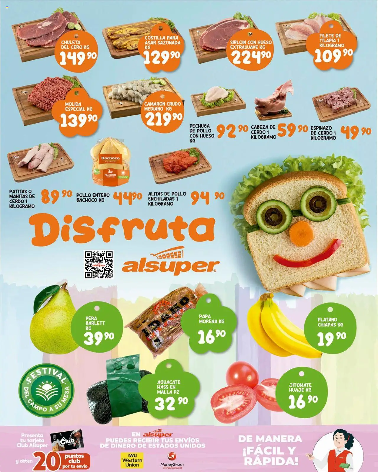 Nuevas ofertas de Alsuper válidas en toda la República Mexicana desde el 05.09.2025. ¡Encuentra las mejores ofertas en Alsuper - Folleto - Zacatecas! | Página: 8 | Productos: Pollo, Papa, Aguacate, Malla