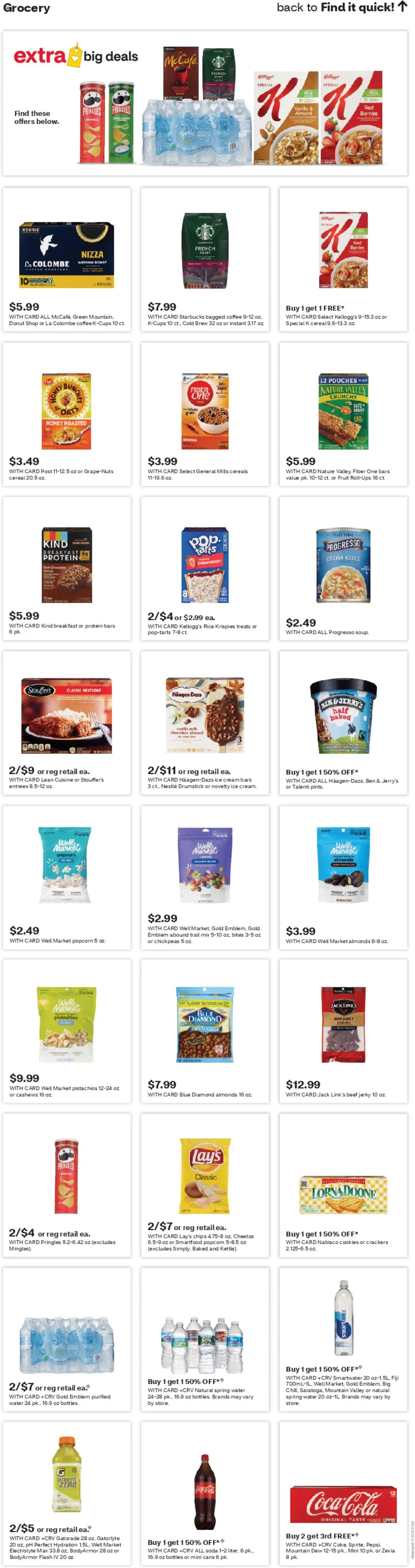 CVS Pharmacy Weekly Ad - KS - valid from 03.08.2025 | Page: 16 | Products: Chickpeas, Milk, Coffee, Chips