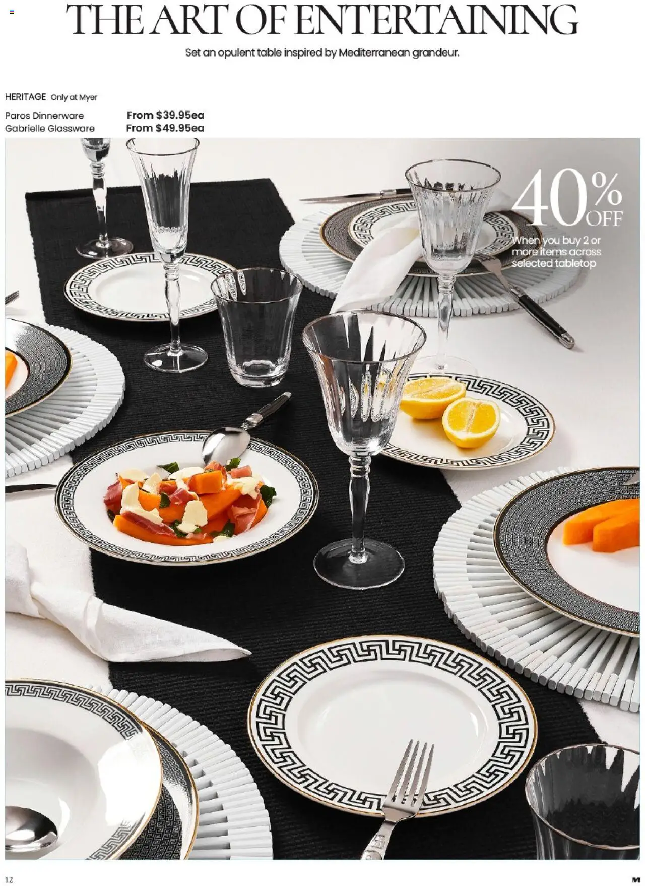 Myer catalogue - valid from 14.10.2025 | Page: 12 | Products: Table, Glassware