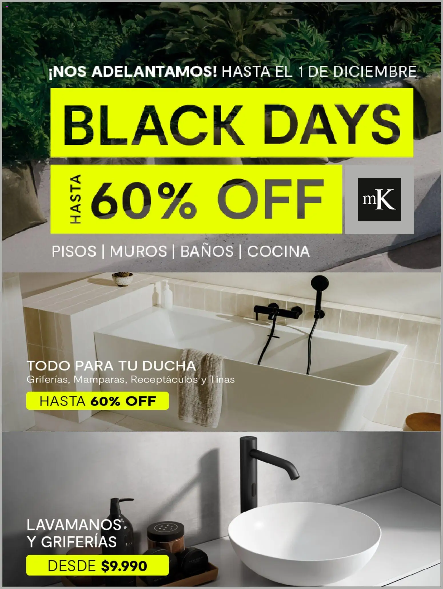 Black Friday MK │ válido desde el 27.11.2025 | Página: 1 | Productos: Cocina, Ducha