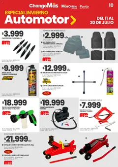 Changomas Catalogo Automotor │ válido desde el 11.07.2025 | Página: 10 | Productos: Neumáticos, Pico, Llave, Alfombra