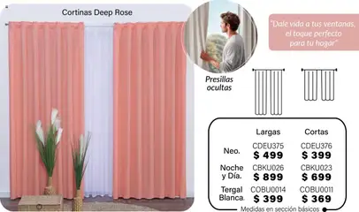 Vista previa de Colchas Concord - Catálogo, nuevo folleto de la tienda, válido en México a partir del 01.08.2025 | Página: 333 | Productos: Cortinas