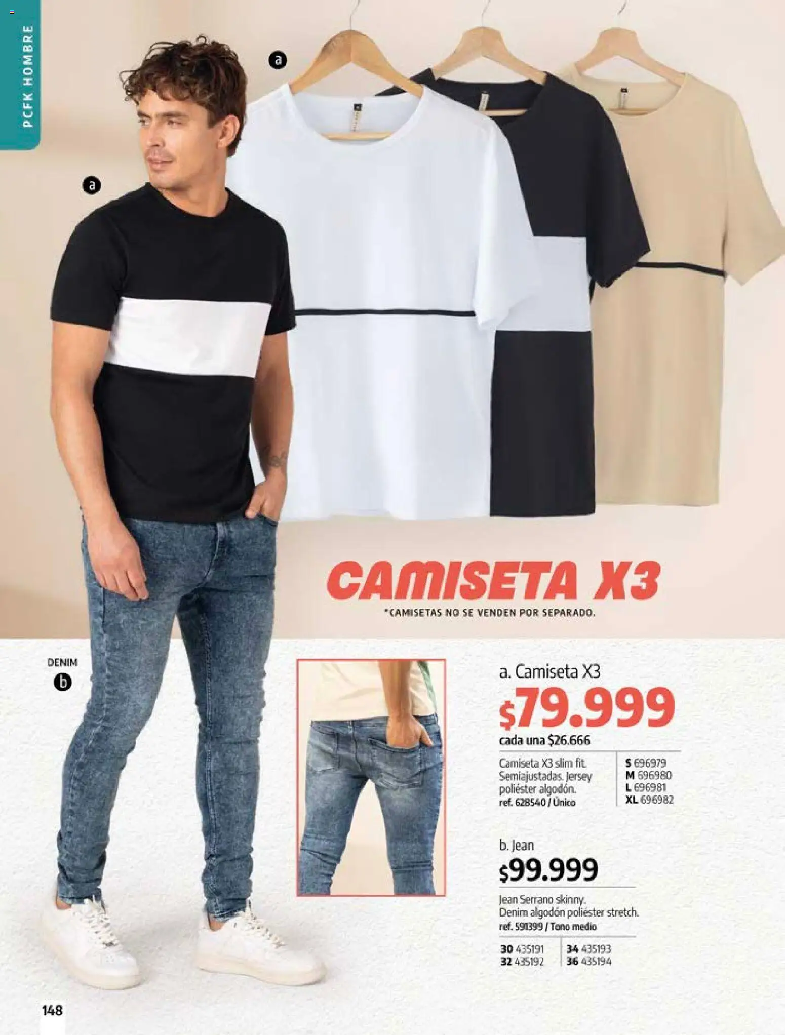 Pacifika revista - valida desde el 24.04.2026 | Página: 148 | Productos: Algodón, Jean, Camiseta