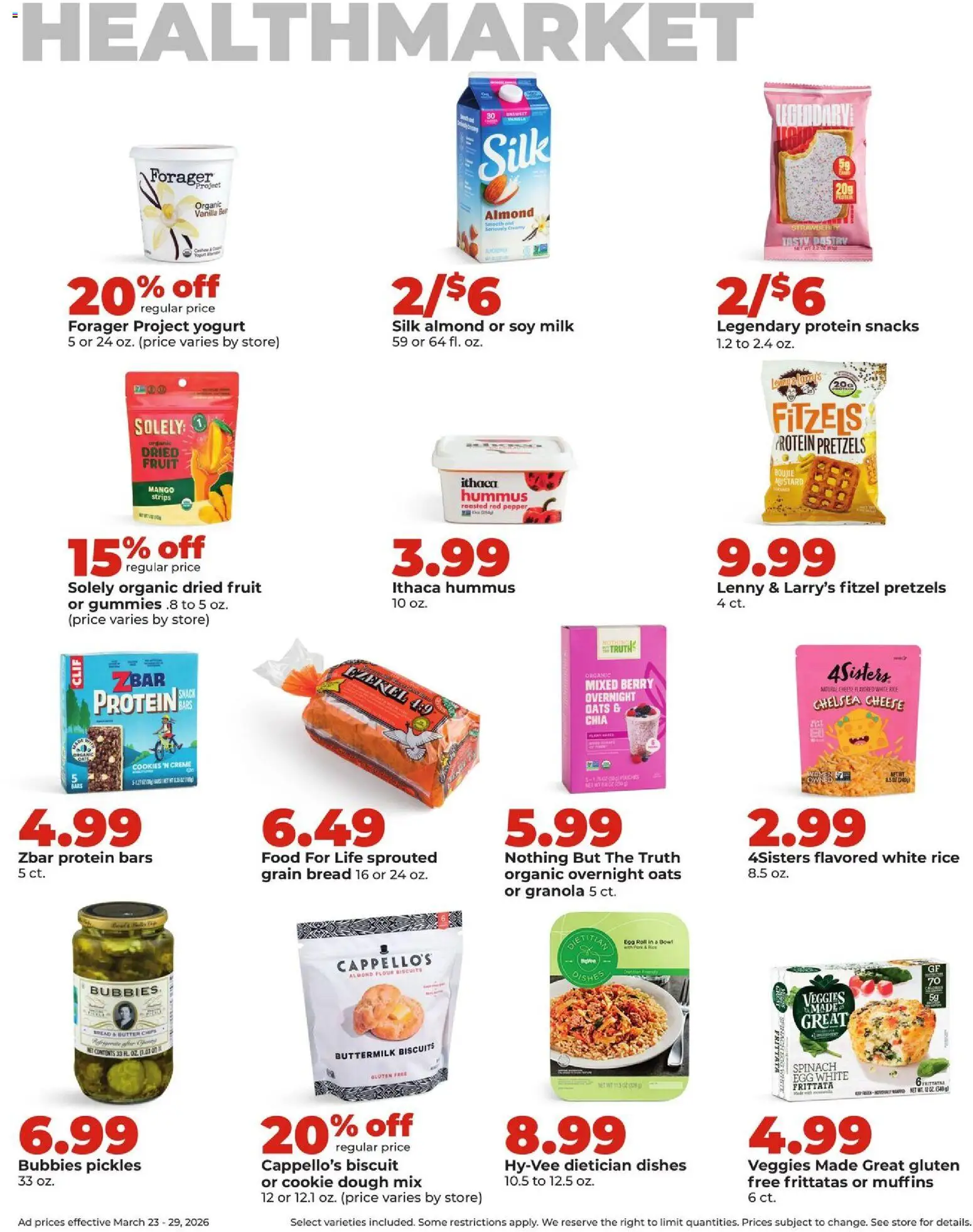 HyVee Weekly Ad - valid from 23.03.2026 | Page: 29 | Products: Milk, Yogurt, Chips, Pepper