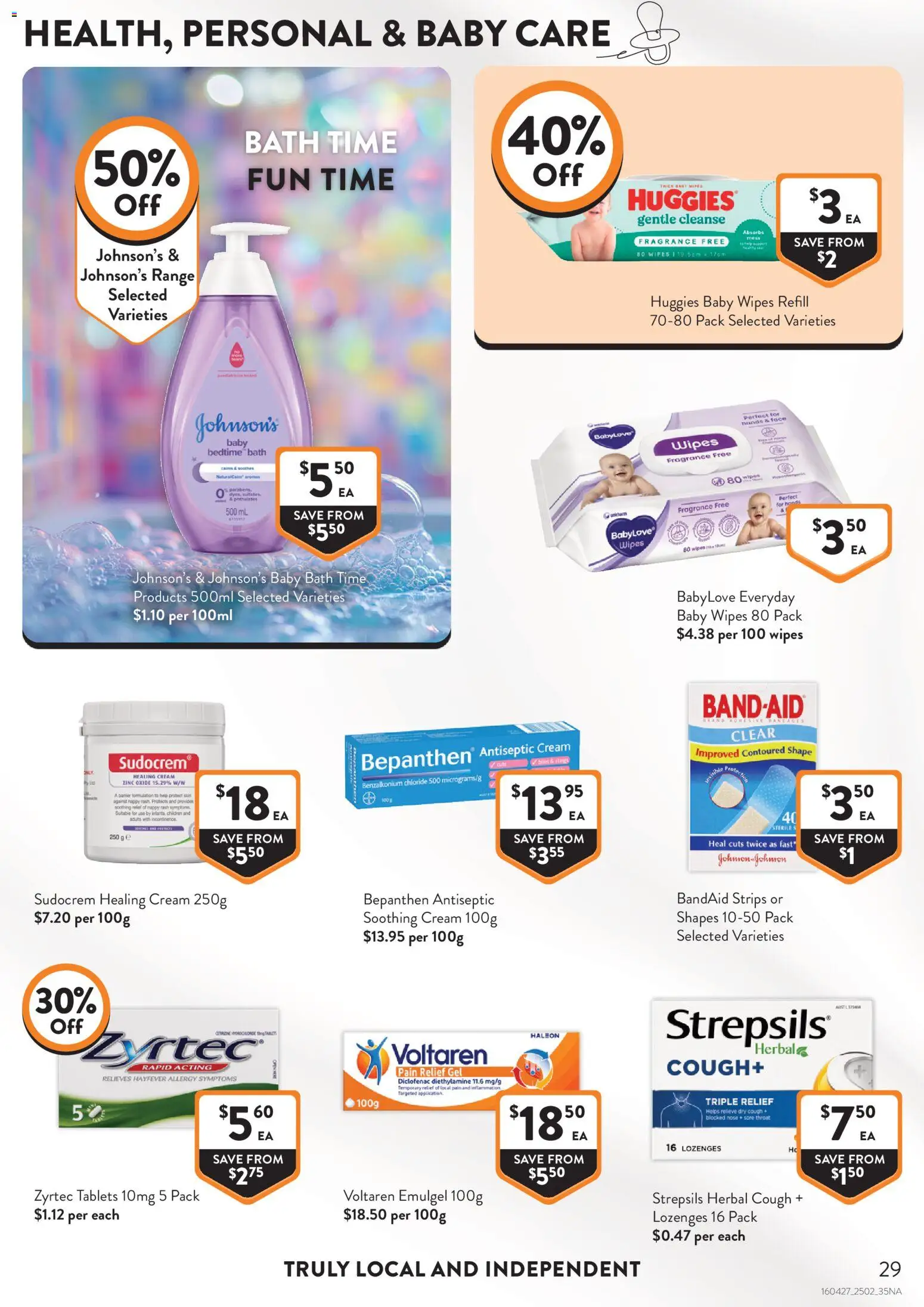 Foodworks catalogue - valid from 25.02.2026 | Page: 29 | Products: Bath, Cream, Herbal, Allergy