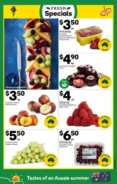 Preview of Weekly catalogue Woolworths VIC 21/01 - valid from 21.01.2026 | Page: 7 | Products: Cherries, Strawberries, Grapes, Plums