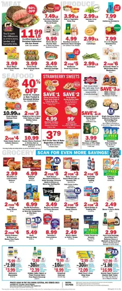 Preview of Schnucks weekly ads valid from 01.04.2026 | Page: 4 | Products: Broccoli, Mandarins, Asparagus, Bath