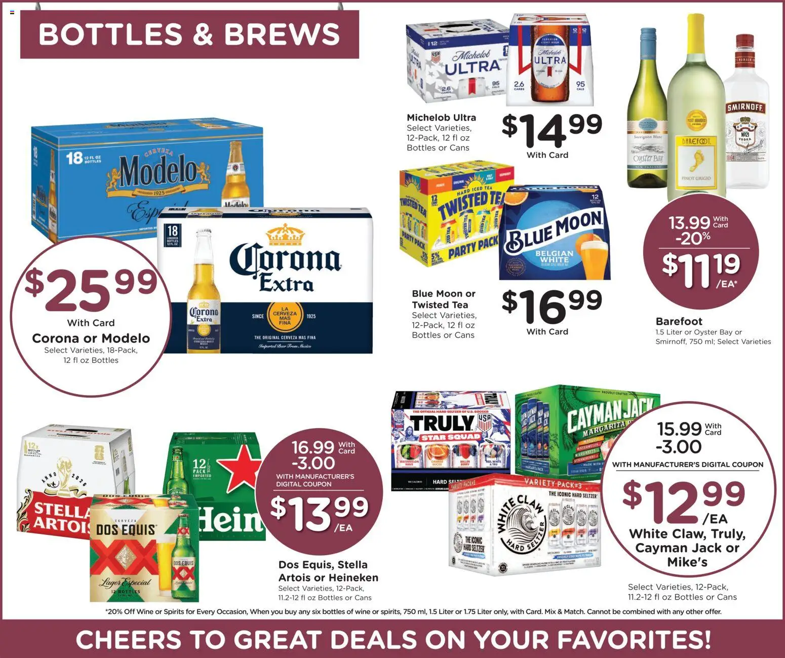 Smith's Weekly Ad - WY - valid from 22.04.2026 | Page: 12 | Products: Wine, Tea, Vodka, Watermelon