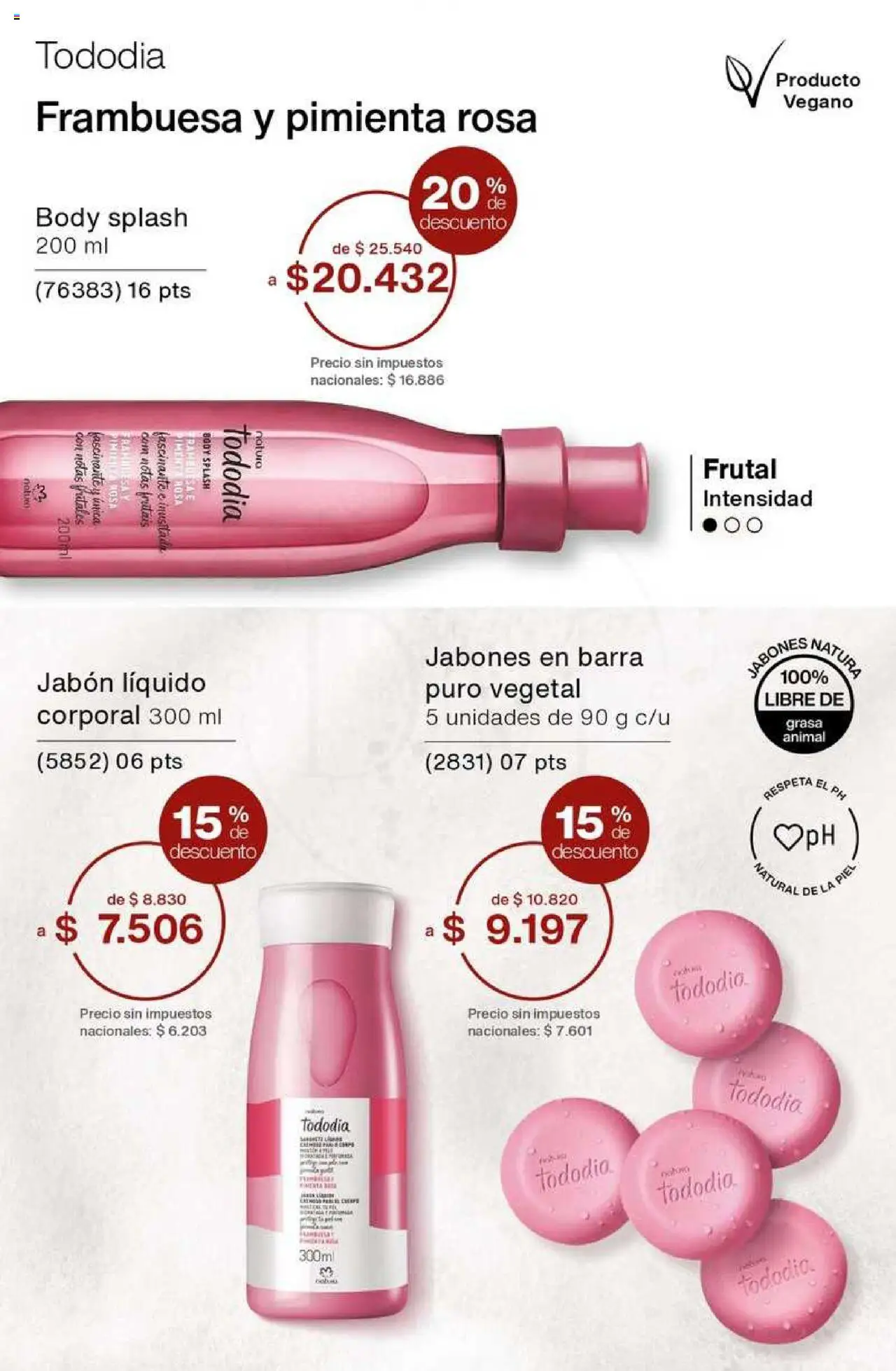 Catálogo Natura Ciclo 8 │ válido desde el 03.06.2025 | Página: 182 | Productos: Body, Jabón líquido, Jabón, Pimienta