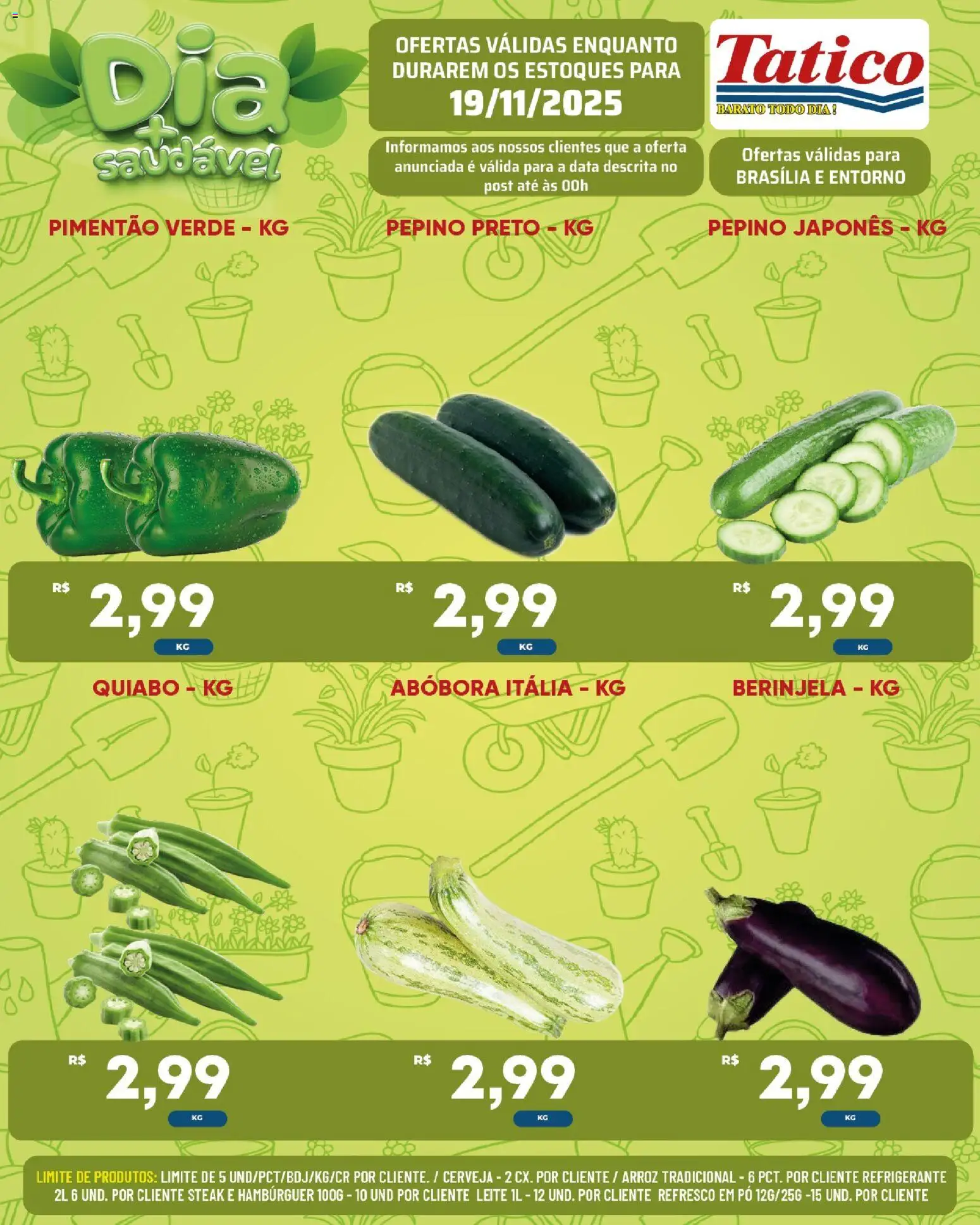 Tatico Folheto - válido de 20.11.2025 | Página: 35 | Produtos: Abóbora, Refresco, Cerveja, Hambúrguer