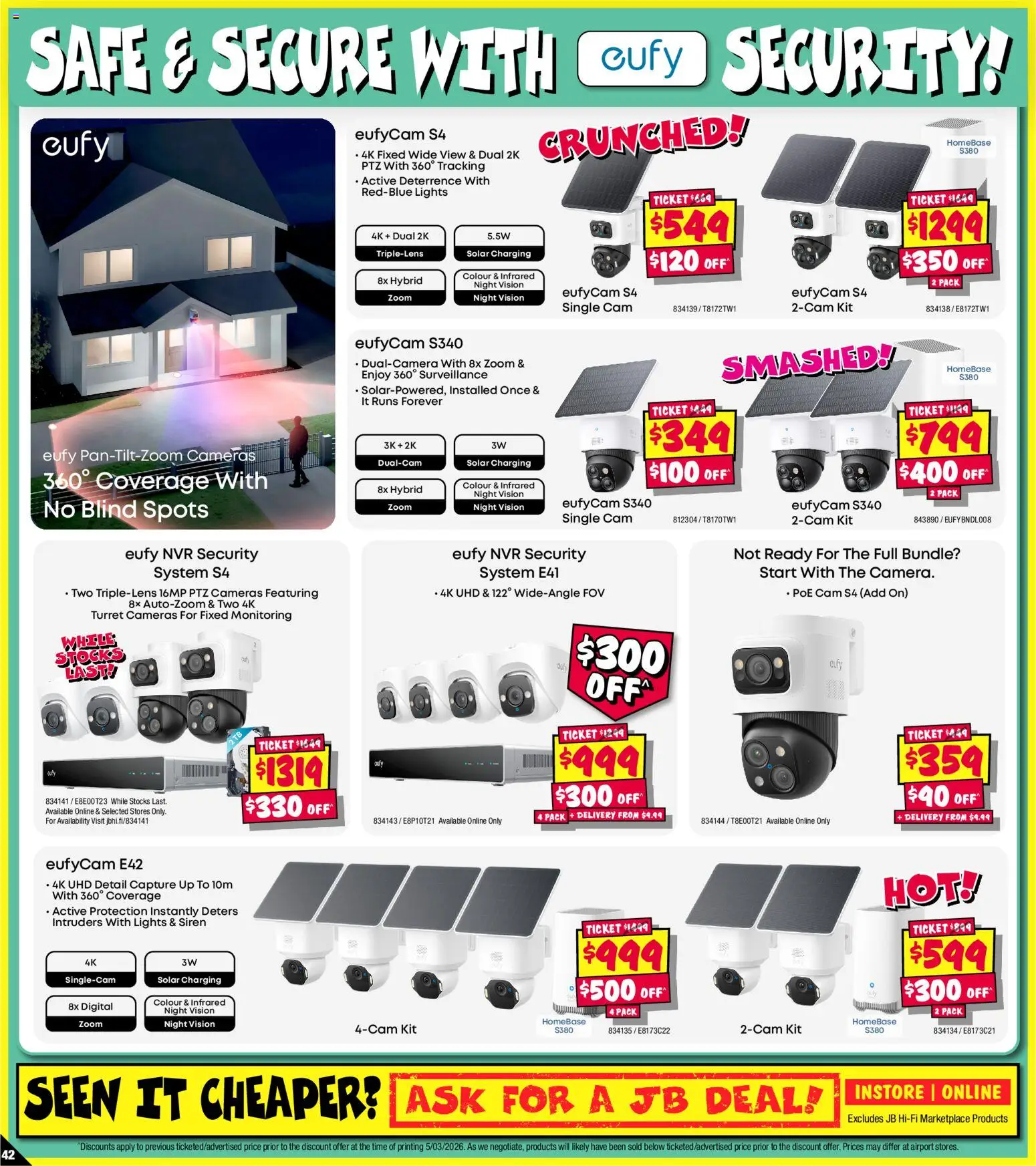 JB Hi-Fi catalogue - valid from 19.03.2026 | Page: 42 | Products: Digital, Safe