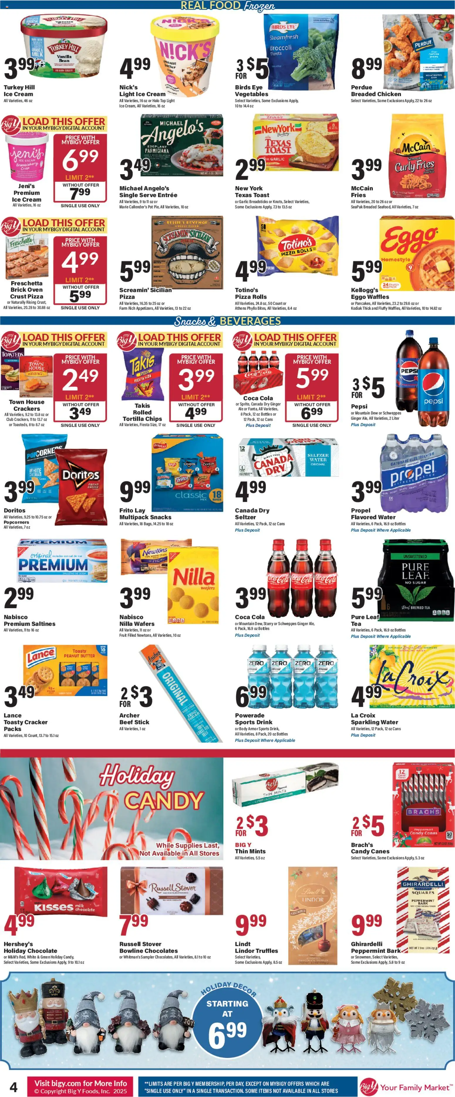 Big Y Weekly Ad - valid from 04.12.2025 | Page: 6 | Products: Chocolate, Vegetables, Garlic, Oven