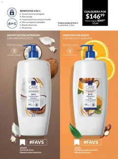 Vista previa de Crema corporal 6 en 1, Crema corporal 6 en 1, 3 variantes. 1 litro, nuevo folleto de la tienda, válido en México a partir del 07.11.2025 | Página: 207 | Productos: Crema, Aceite, Body, Crema corporal