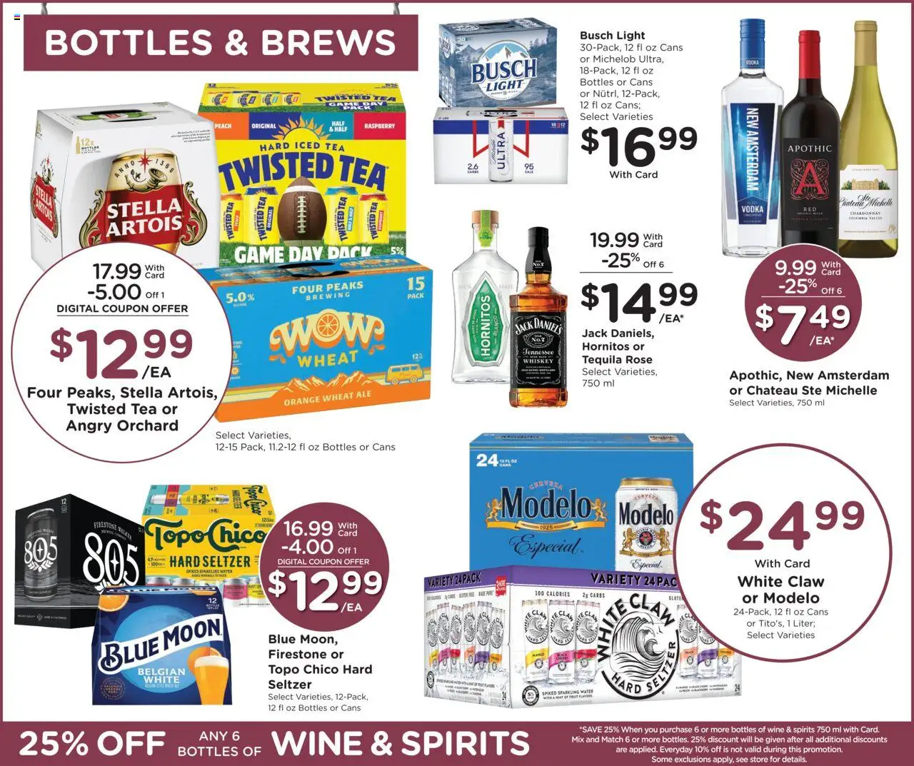 Fry's Food Weekly Ad - valid from 22.10.2025 | Page: 14 | Products: Vodka, Water, Mango, Raspberry