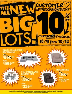 Preview of Big Lots weekly ads valid from 09.10.2025