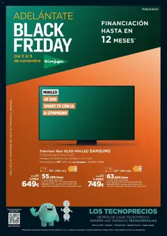 Vista previa de El Corte Inglés Black Friday, nuevo folleto de la tienda, válido en México a partir del 03.11.2025