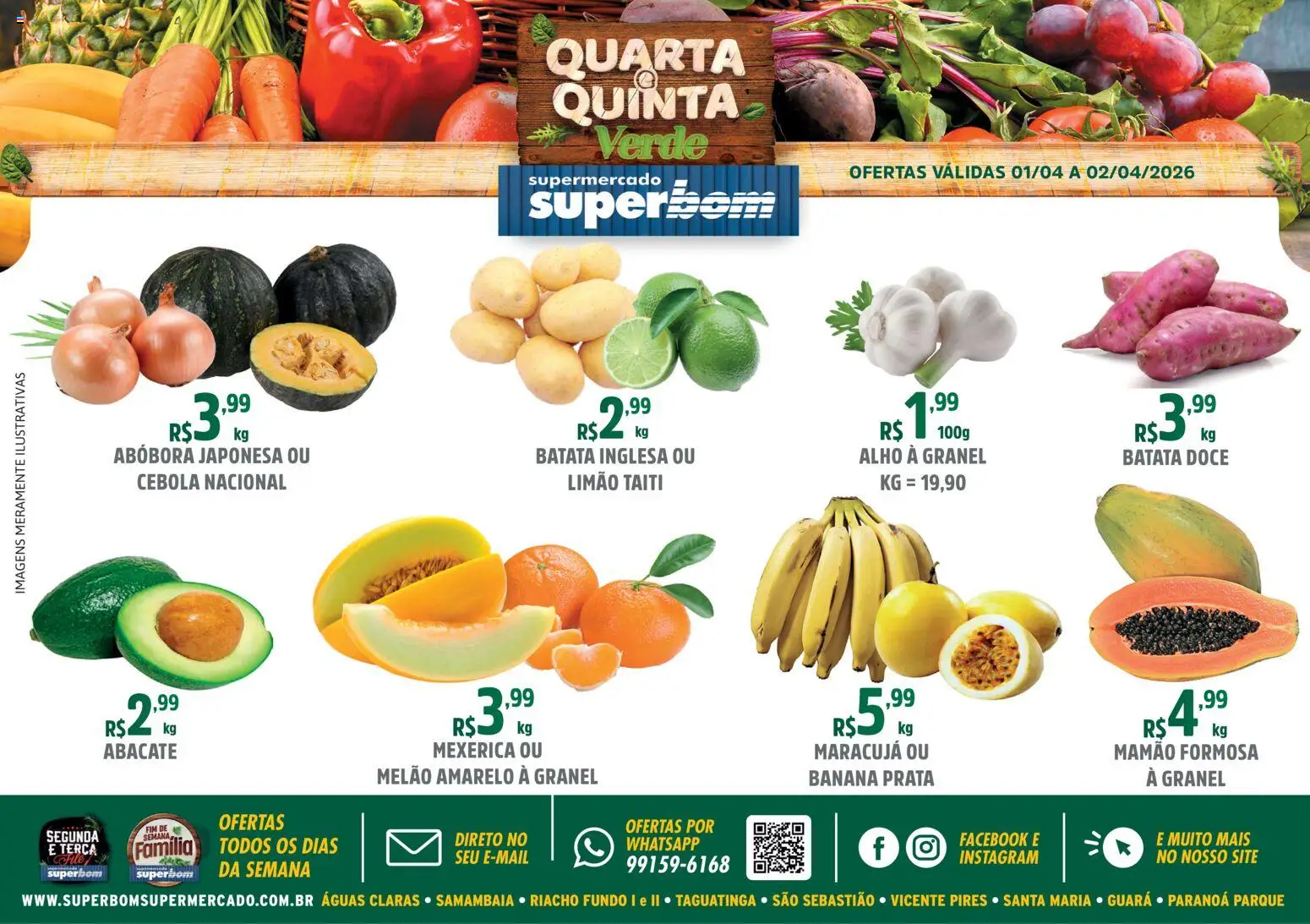 Superbom Folheto - válido de 01.04.2026 | Página: 1 | Produtos: Maracujá, Mexerica, Abóbora, Batata