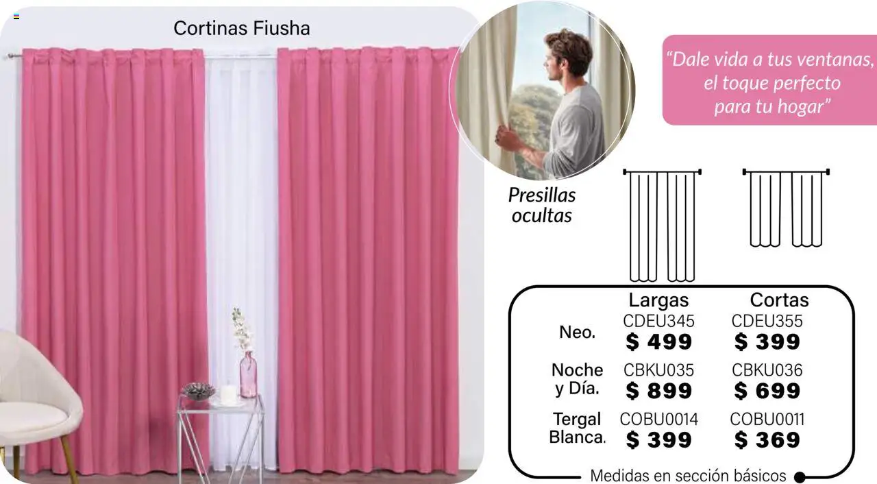Nuevas ofertas de Colchas Concord válidas en toda la República Mexicana desde el 01.08.2025. ¡Encuentra las mejores ofertas en Colchas Concord - Catálogo! | Página: 1035 | Productos: Cortinas