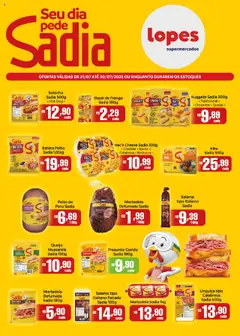 Lopes Supermercados - Ofertas BRF - Pré-Visualização do folheto da loja Lopes Supermercados, válido de 21.07.2025