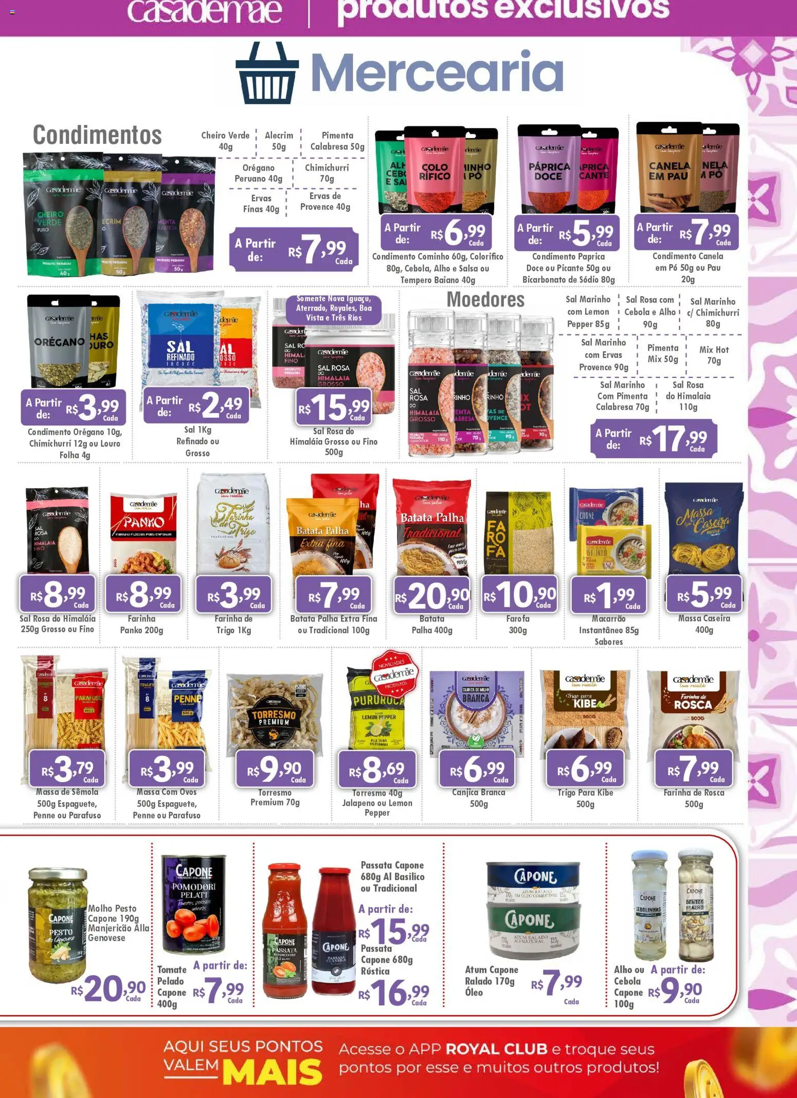 Royal Supermercados Folheto - válido de 01.03.2026 | Página: 3 | Produtos: Alho, Ovos, Cominho, Orégano