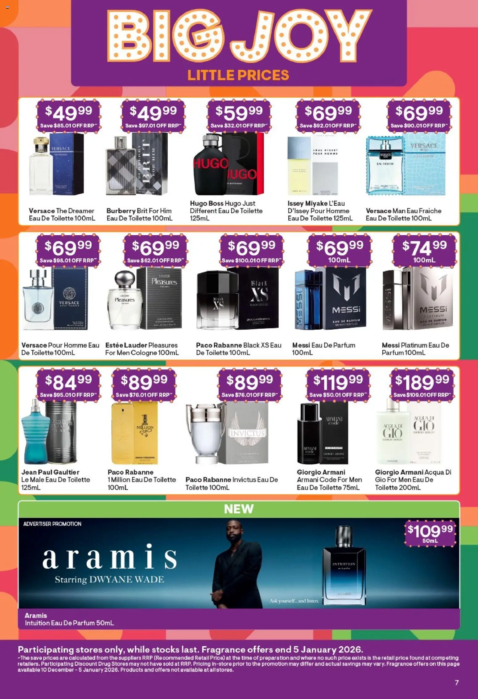 Discount Drug Stores catalogue - valid from 10.12.2025 | Page: 8 | Products: Fragrance, Eau de toilette, Cologne