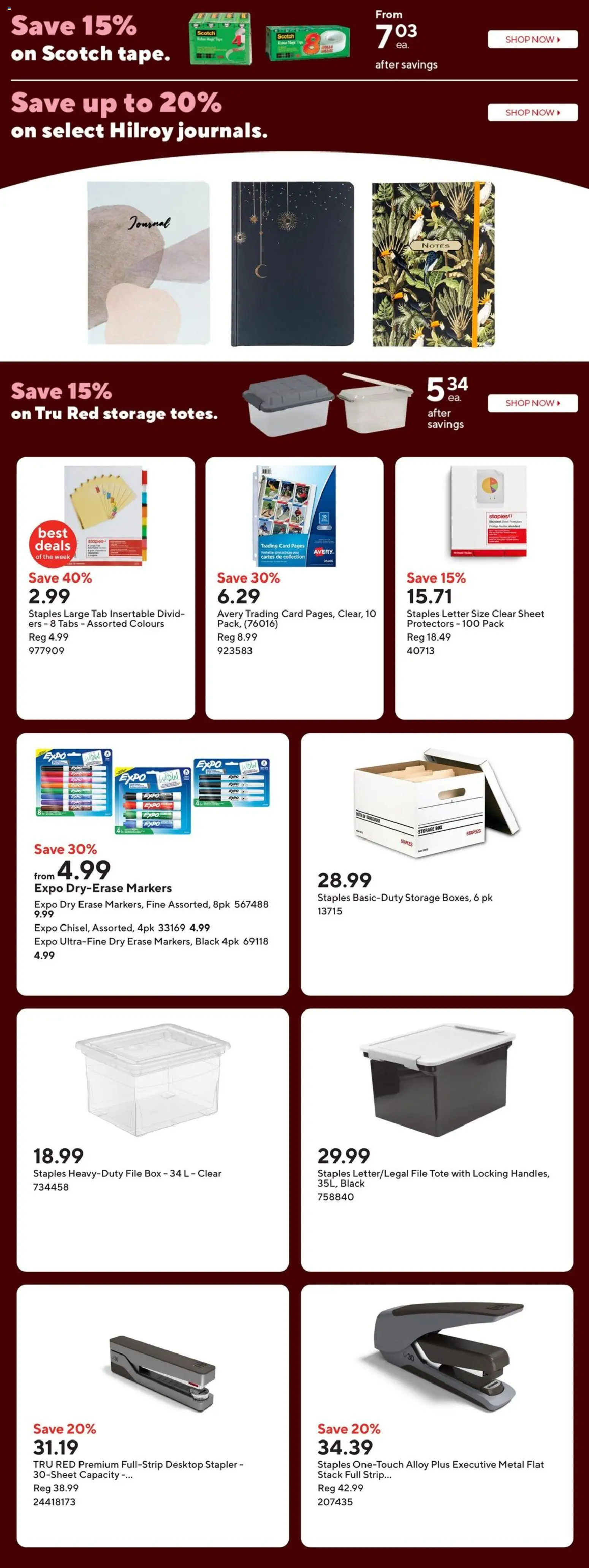 Staples flyer valid from 25.12.2025 | Page: 17 | Products: Box