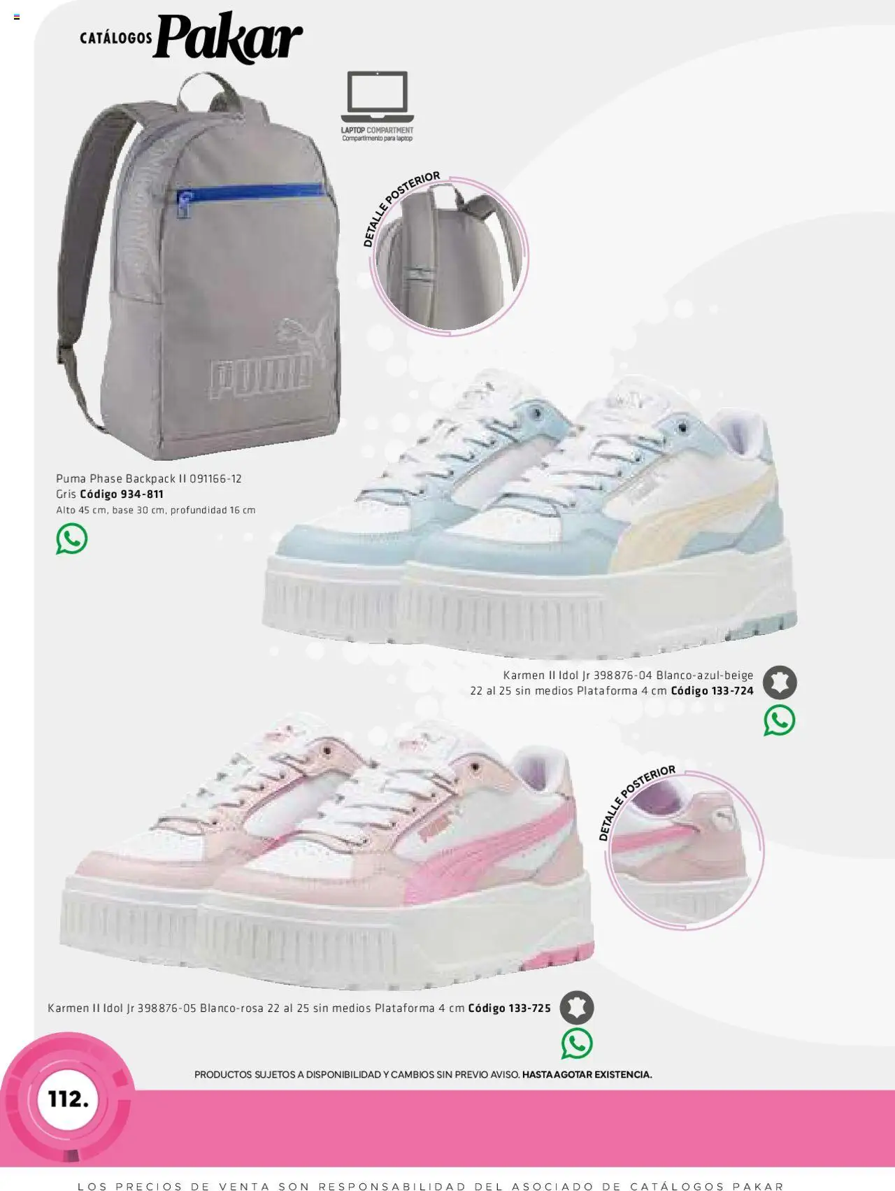 Nuevas ofertas de SC Pakar válidas en toda la República Mexicana desde el 06.03.2025. ¡Encuentra las mejores ofertas en SC Pakar catálogo Women! | Página: 112