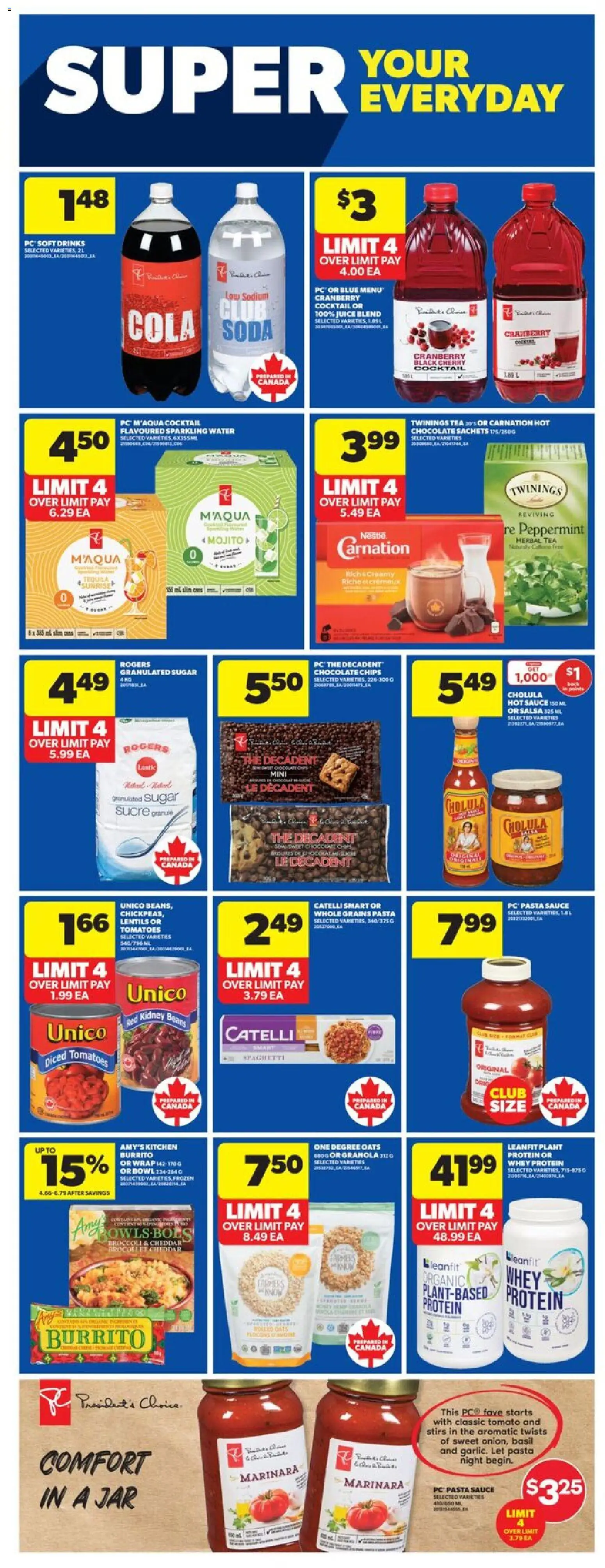 Real Canadian Superstore flyer valid from 23.10.2025 | Page: 20 | Products: Pasta, Chips, Chocolate, Tomatoes