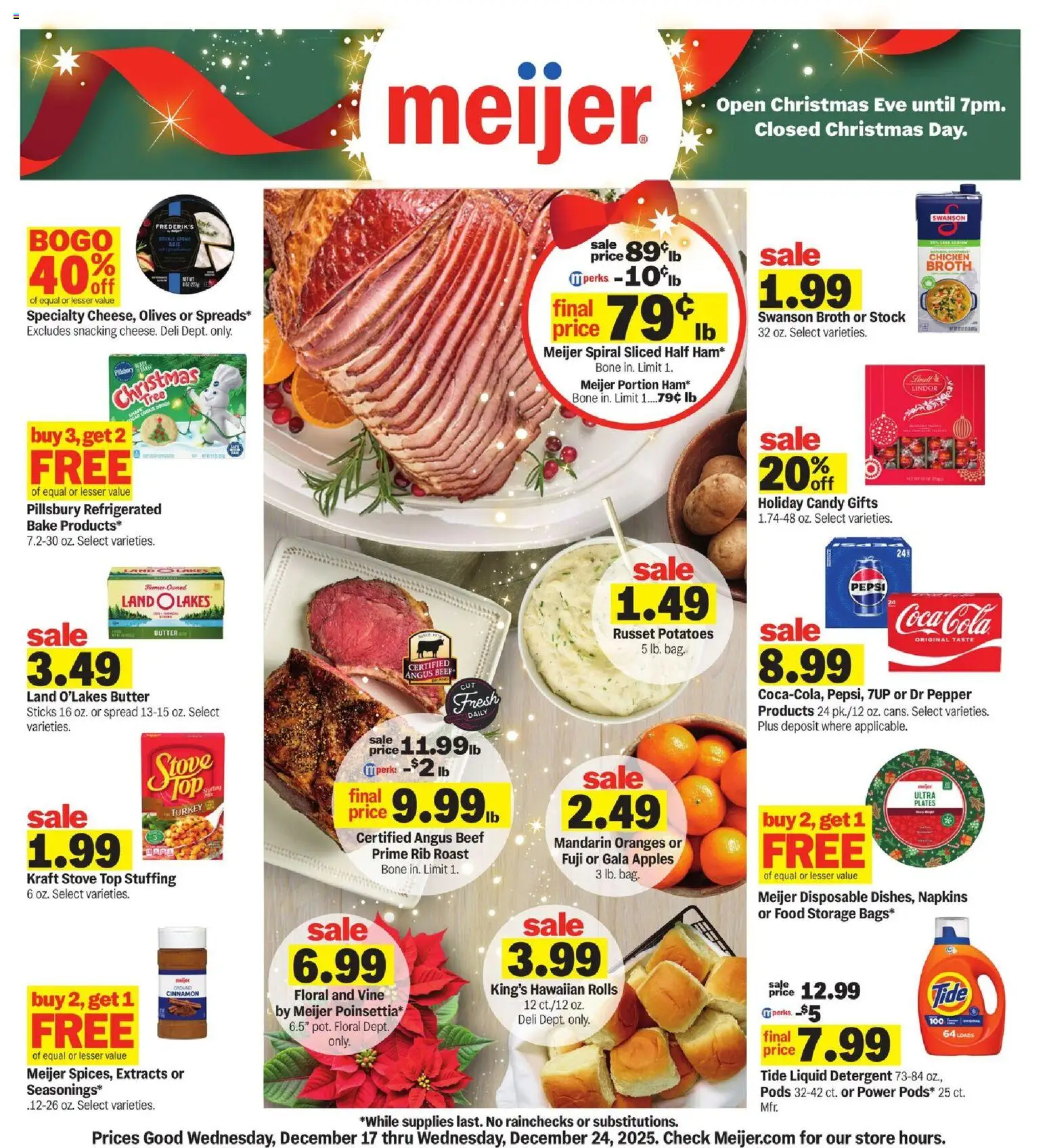 Meijer Weekly Ad - MI - valid from 17.12.2025 | Page: 1