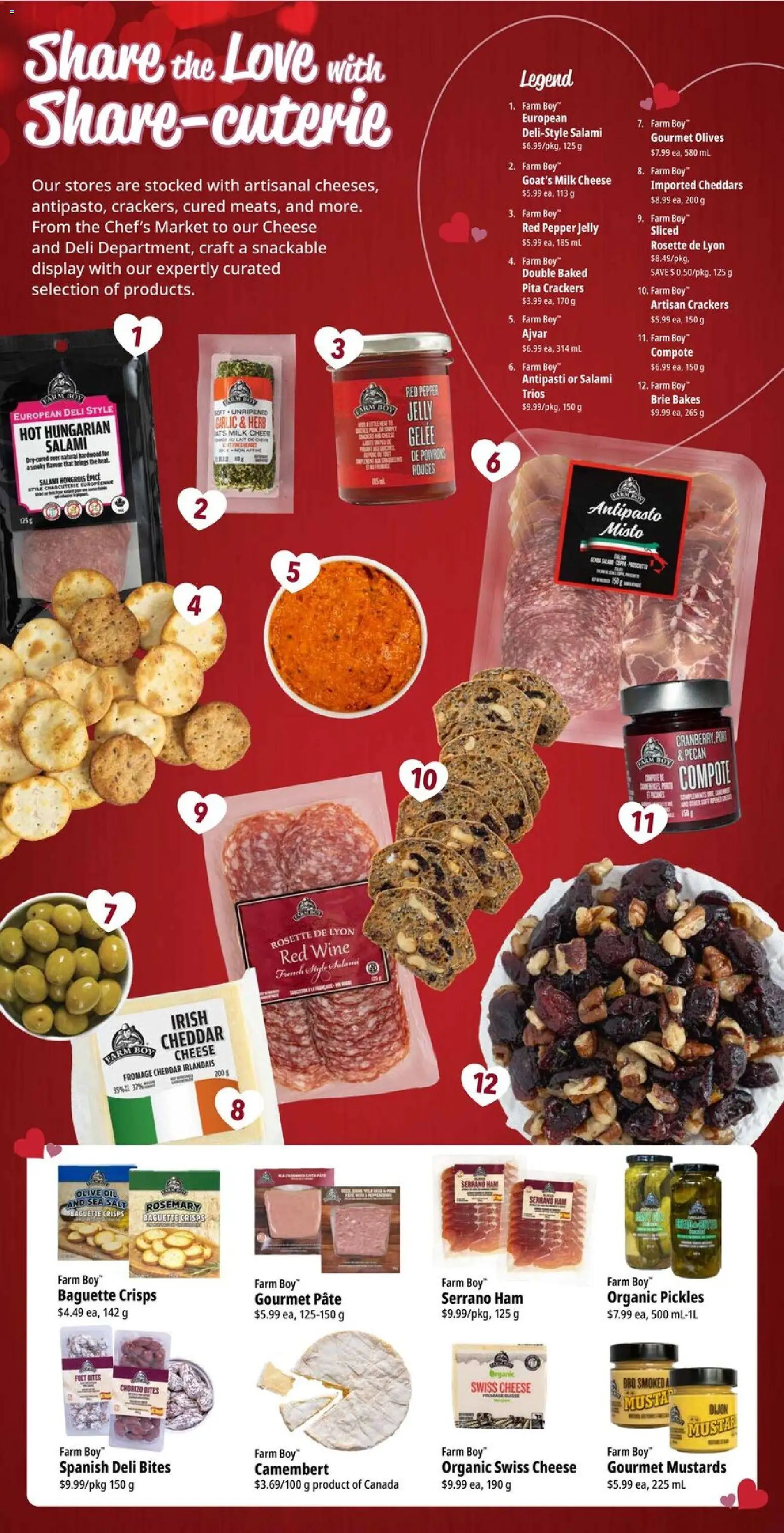 Farm Boy flyer valid from 12.02.2026 | Page: 7 | Products: Box, Salami, Ham, Wine