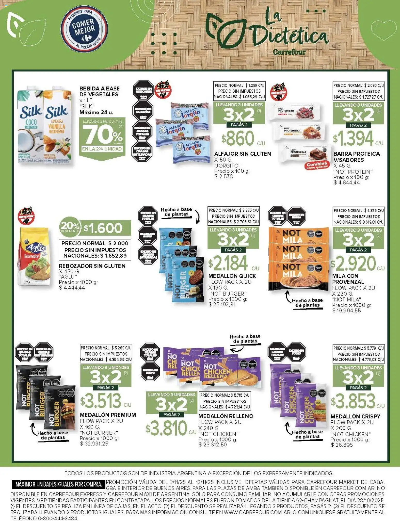 Carrefour Market catálogo │ válido desde el 03.11.2025 | Página: 14 | Productos: Teléfono, Almendra, Alfajor, Provenzal