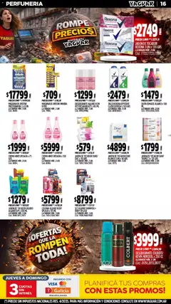 Vista previa Yaguar catálogo válido desde el 06.04.2026 | Página: 16 | Productos: Body, Maquina de afeitar, Desodorante, Crema