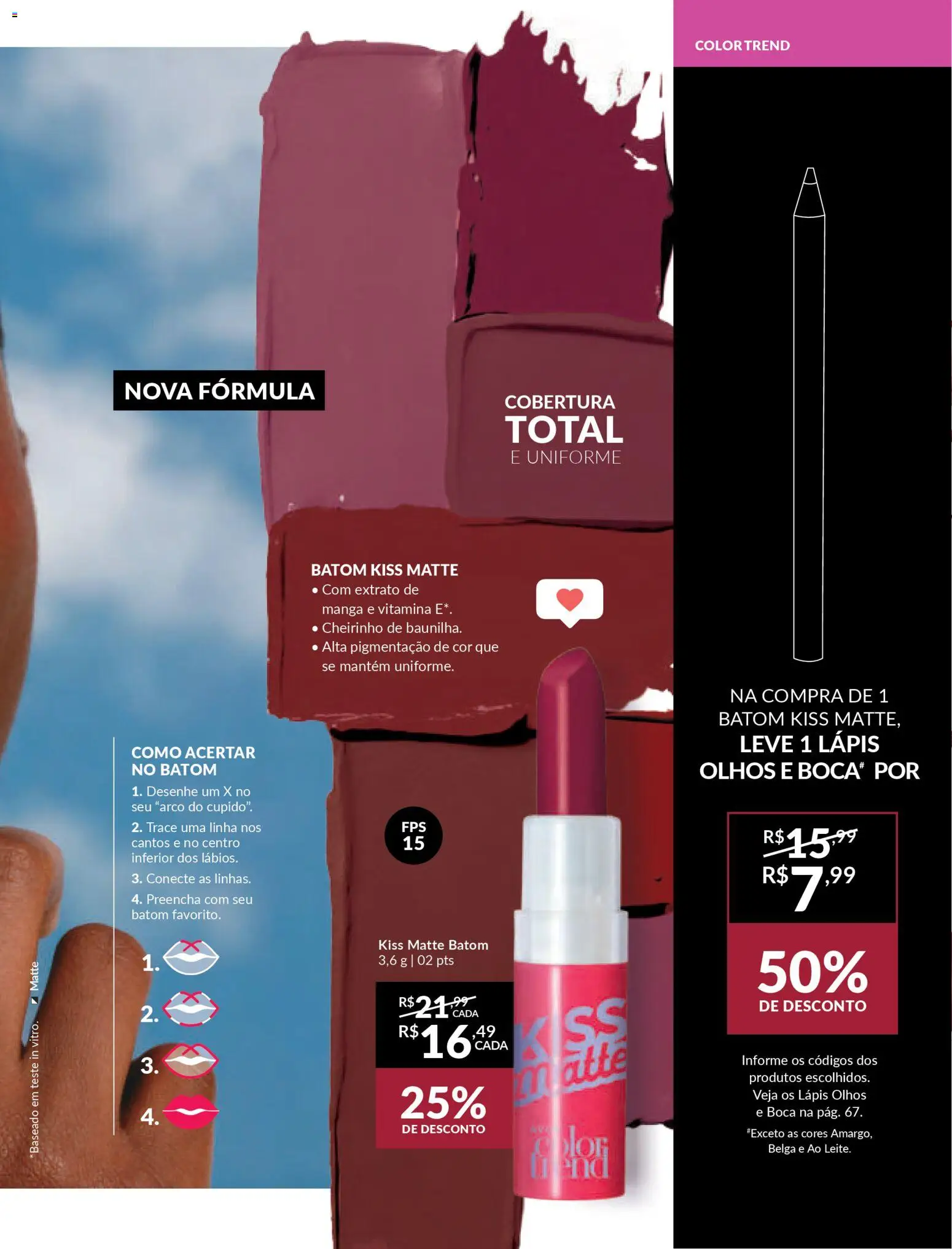 Avon Folheto - válido de 18.02.2026 | Página: 69 | Produtos: Batom, Lápis