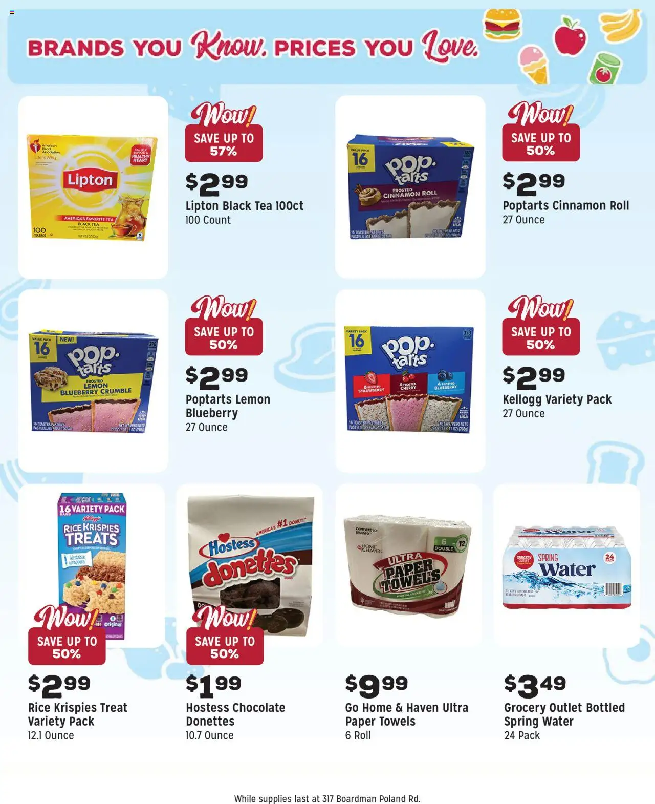 Grocery Outlet Weekly Ad - OH - valid from 17.09.2025 | Page: 6 | Products: Toaster, Chocolate, Rice, Water