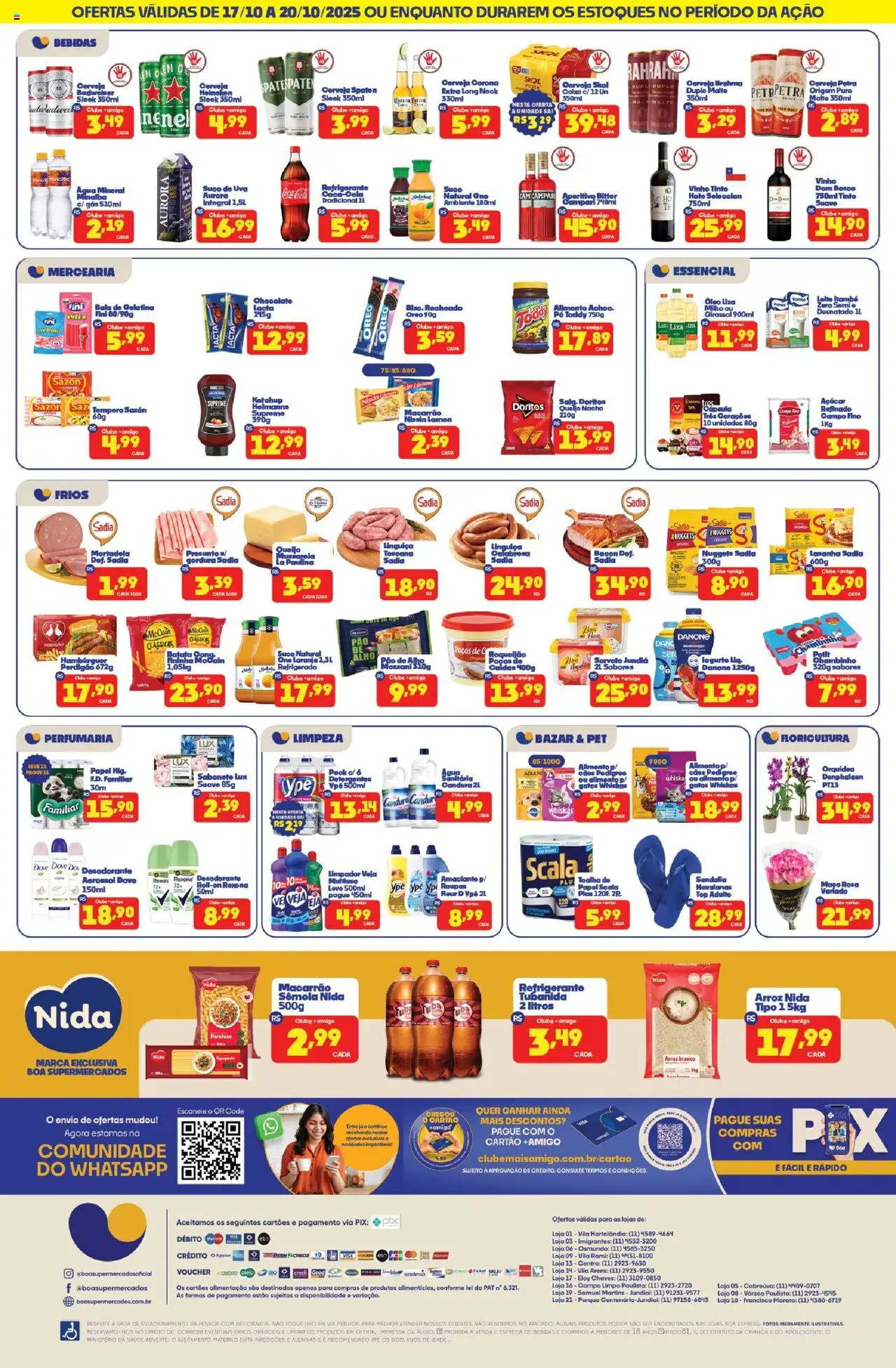 Boa Supermercados Folheto - válido de 17.10.2025 | Página: 2 | Produtos: Cama, Macarrão, Refrigerante, Dove