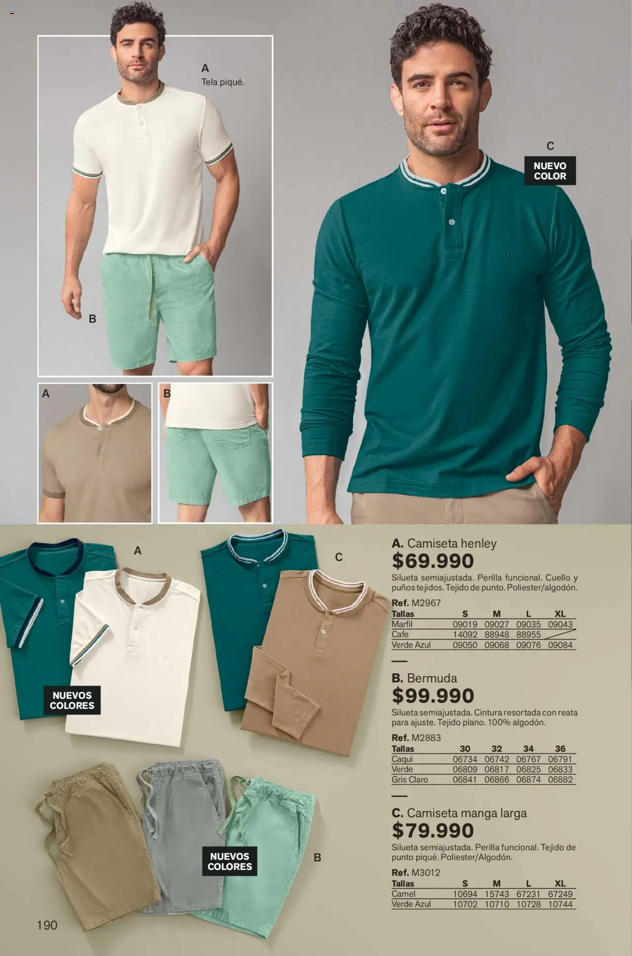 Leonisa revista - valida desde el 01.09.2025 | Página: 190 | Productos: Bermuda, Camiseta, Cuello, Café