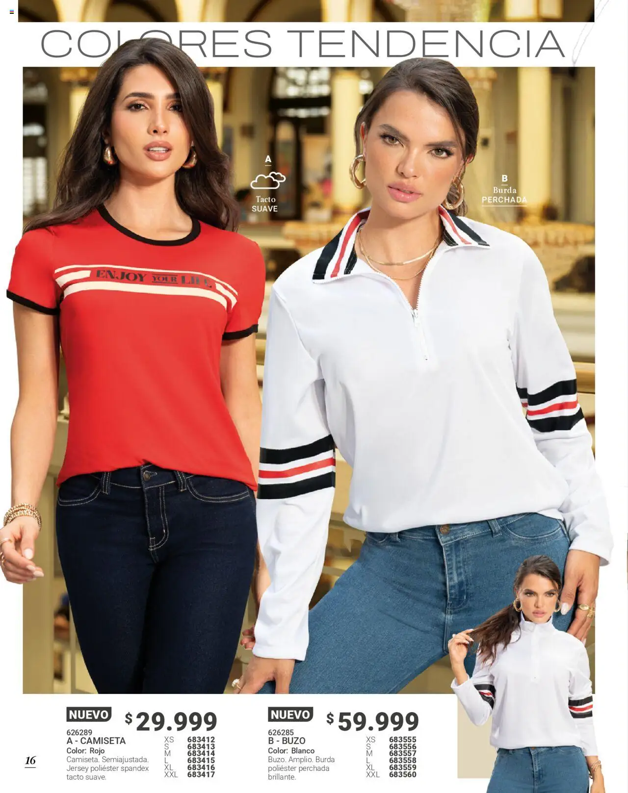 Carmel revista - valida desde el 08.09.2025 | Página: 16 | Productos: Buzo, Camiseta