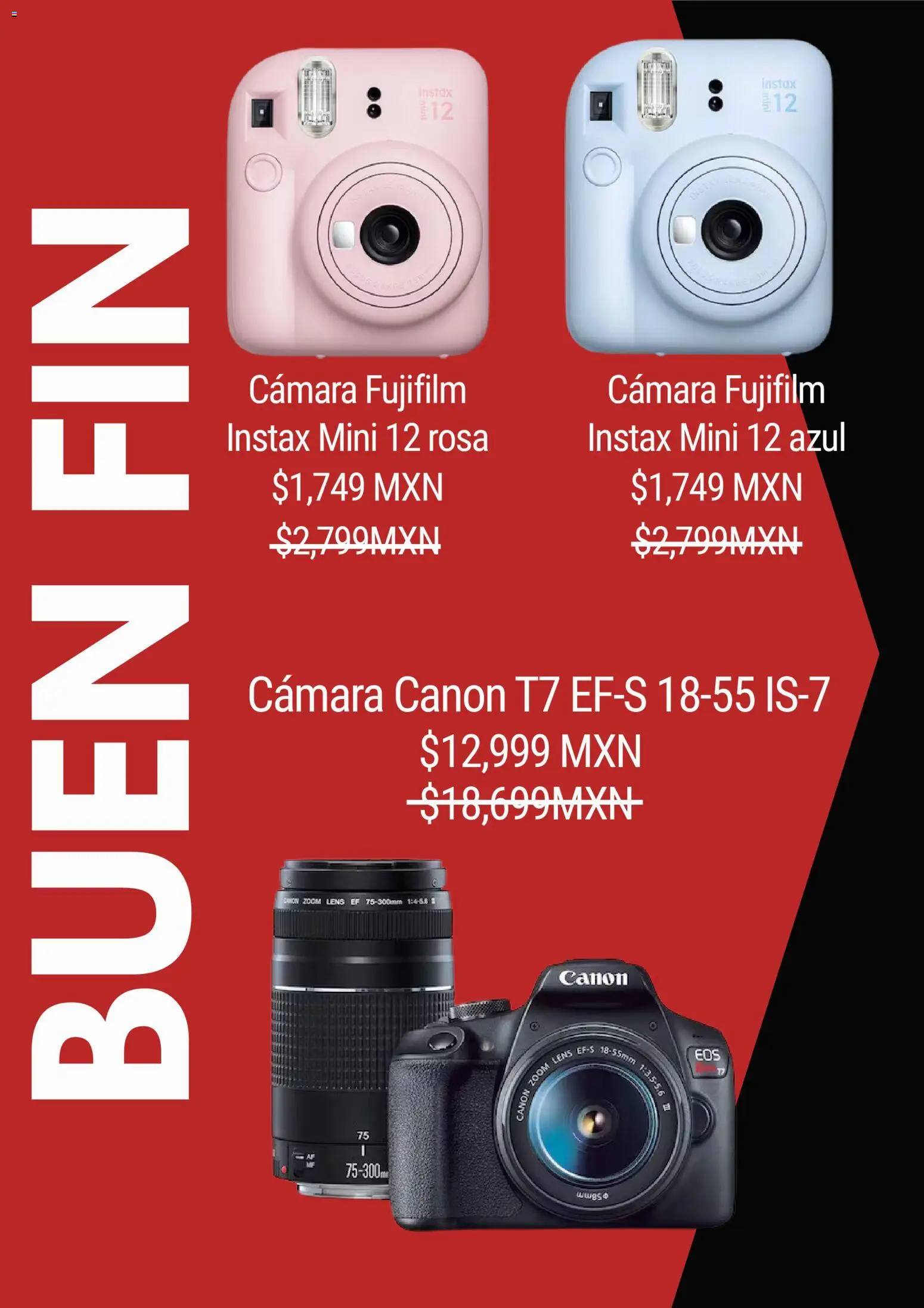 Nuevas ofertas de Sanborns válidas en toda la República Mexicana desde el 13.11.2025. ¡Encuentra las mejores ofertas en Sanborns Buen Fin ! | Página: 5 | Productos: Cámara