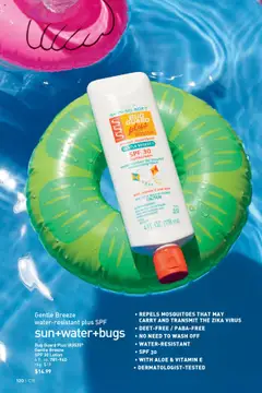 Avon Brochure - valid from 16.07.2025 | Page: 120 | Products: Vitamin, Sunscreen, Water, Bug Guard