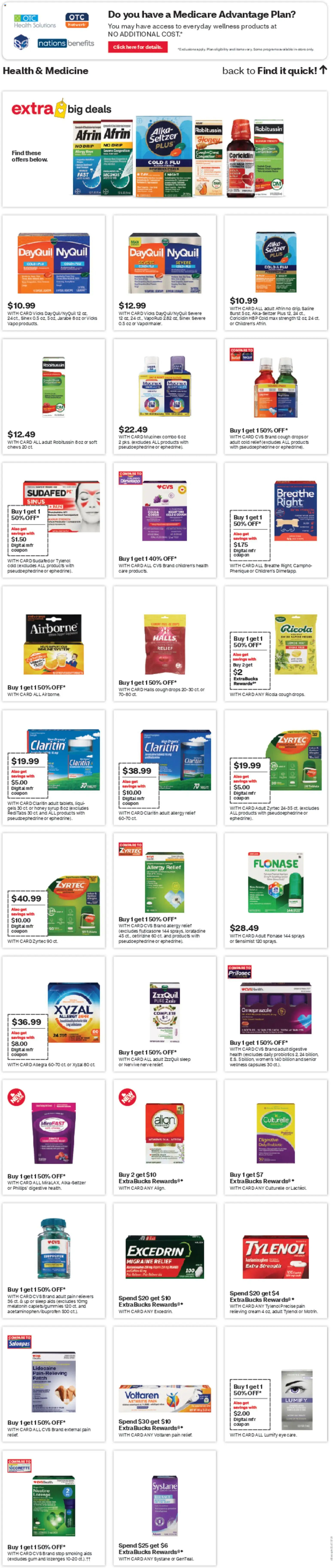 CVS Pharmacy Weekly Ad - FL - valid from 15.02.2026 | Page: 7 | Products: Probiotics, Melatonin, Cream
