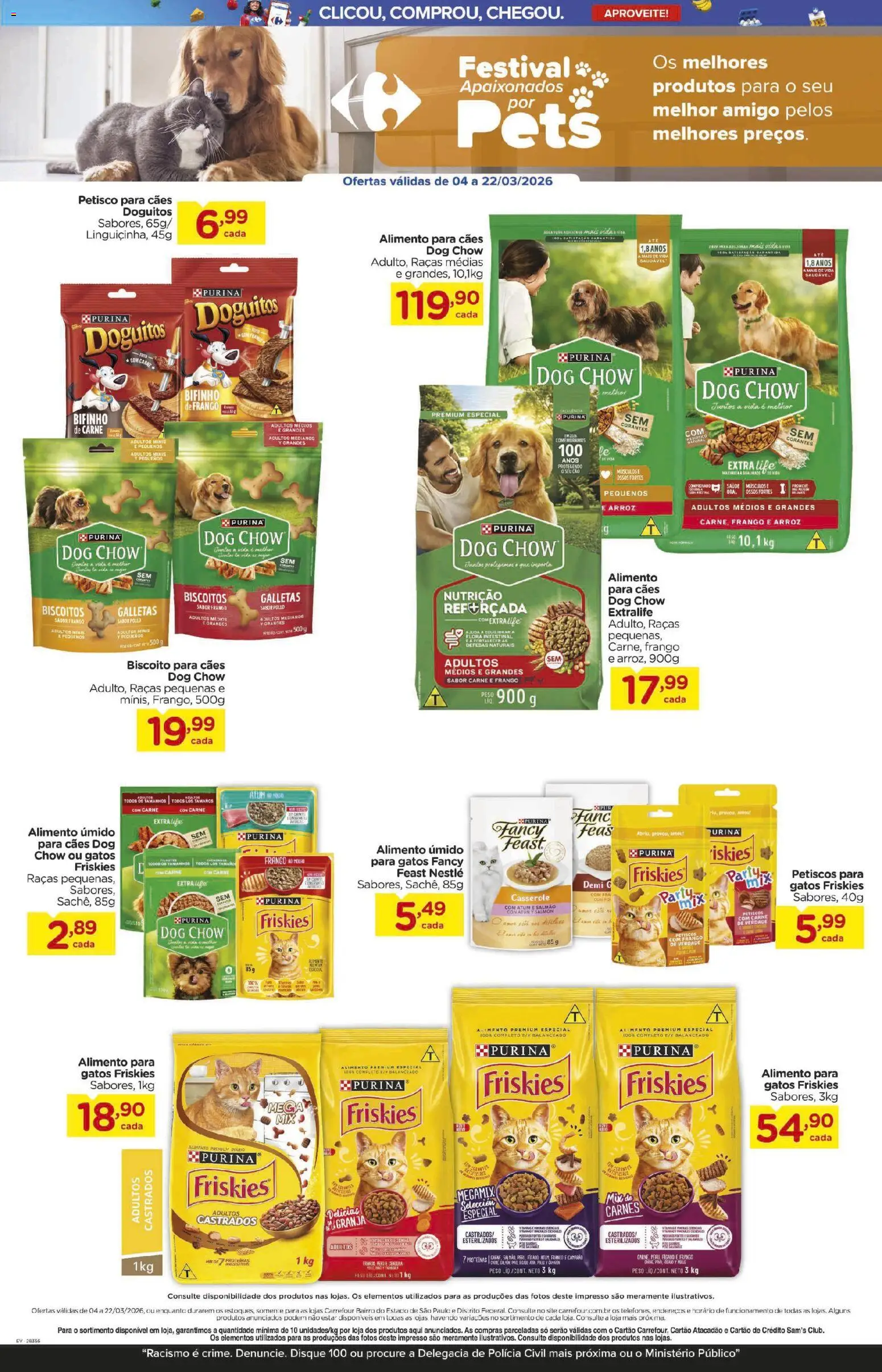 Carrefour Bairro Folheto - válido de 04.03.2026 | Página: 2 | Produtos: Biscoito, Cama, Frango, Atum